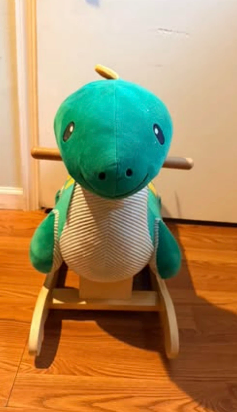 Plush Dinosaur Rocking Horse Toy - photo 2
