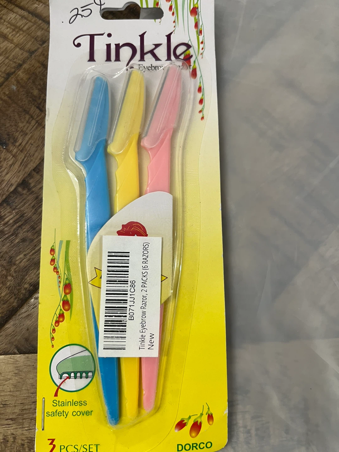 Tinkle Eyebrow Razor Set of 6
