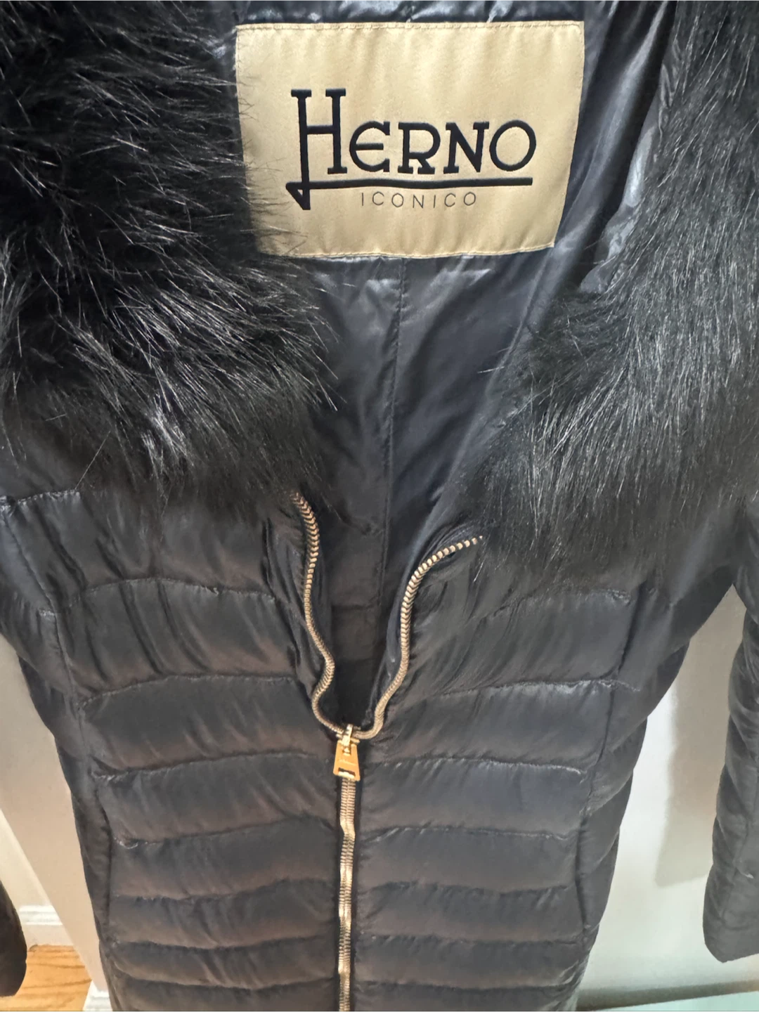 HERNO Winter coat Navy sz 36 - photo 3
