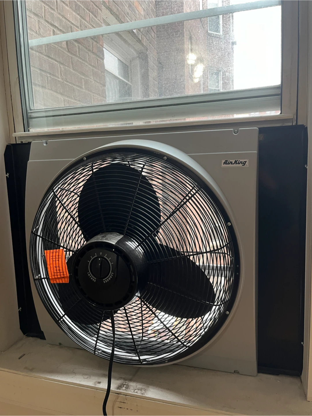 Air King 9166F 20" Whole House Window Fan , Gray