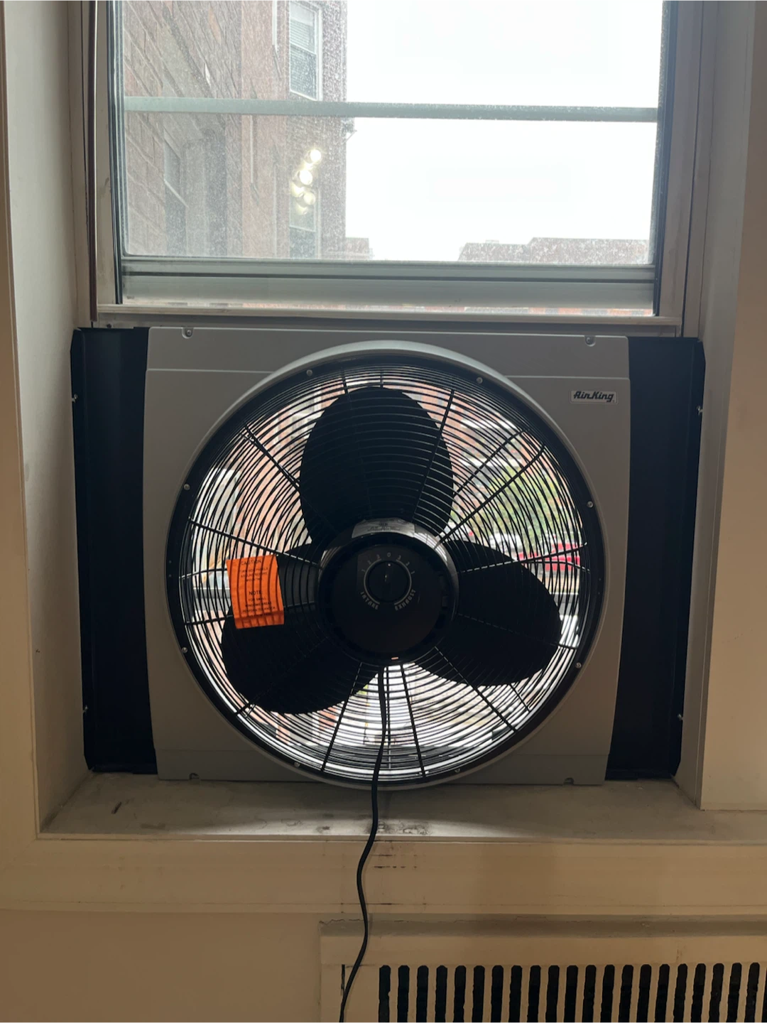 Air King 9166F 20" Whole House Window Fan , Gray - photo 3