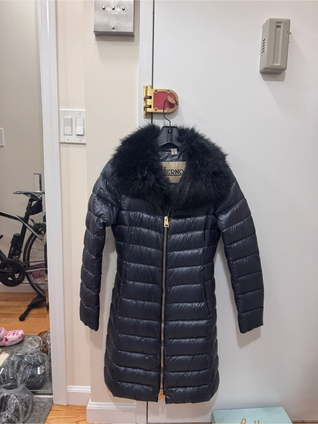 HERNO Winter coat Navy sz 36 - photo 4