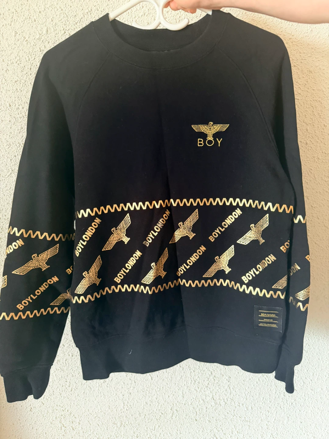 BOY LONDON Black Crewneck Sweatshirt