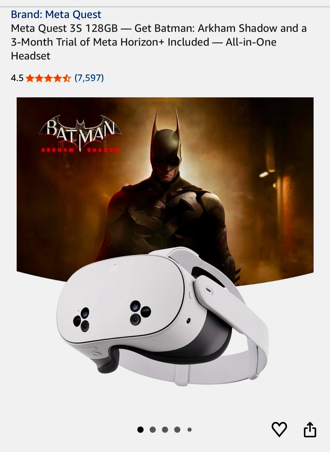Meta Quest 3S 128GB VR Headset - photo 4