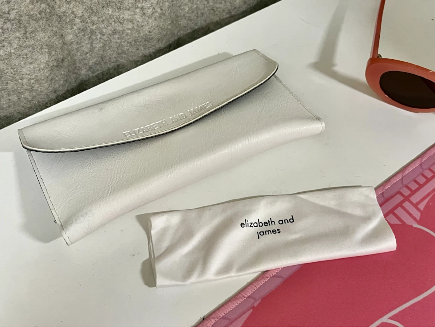 Elizabeth and James pink oval sunglasses - photo 4