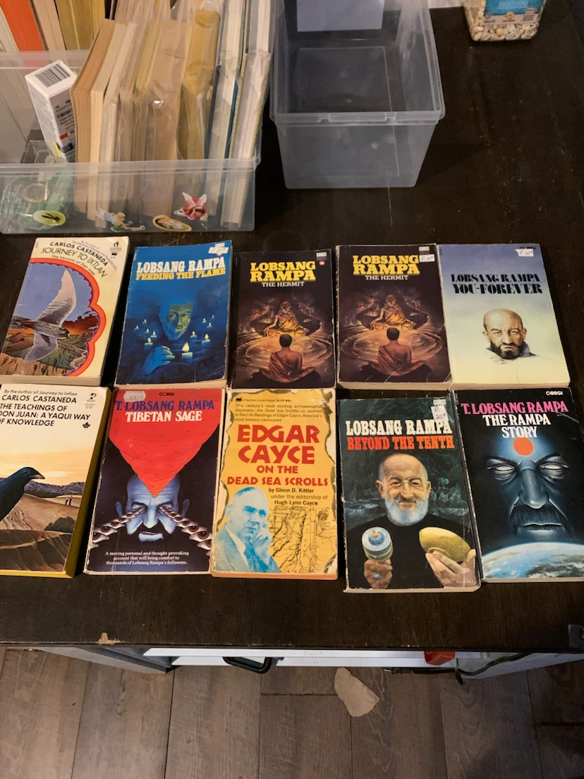 LOT TEN Esoteric Mysticism Books Paperbacks