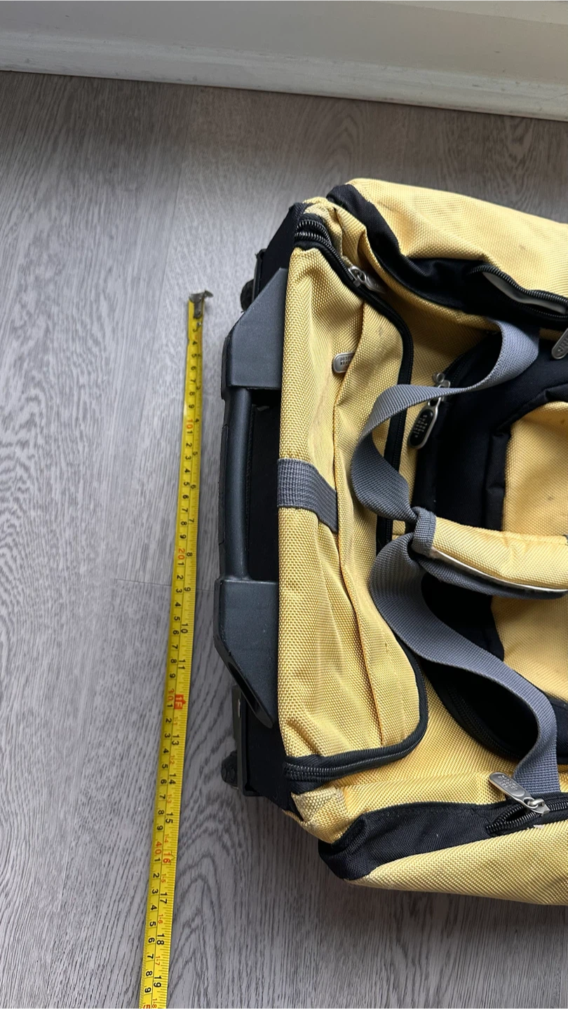 Yellow Travel Bag with Wheels - photo 2