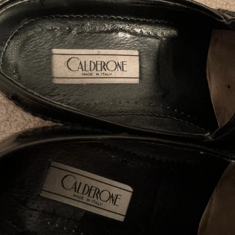 Calderone Black Woven Leather Loafers - photo 4