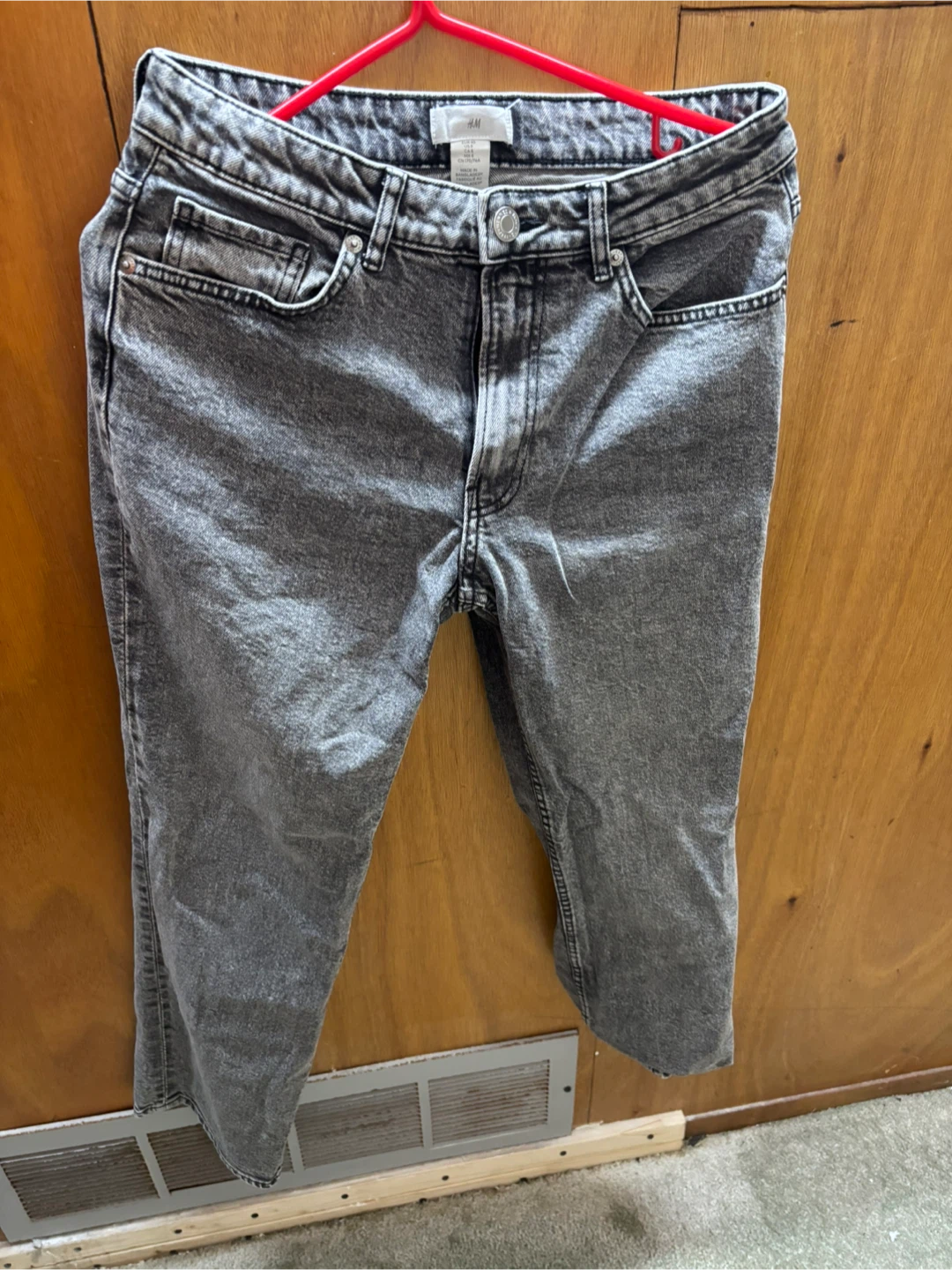 H&M Grey Washed Denim Jeans
