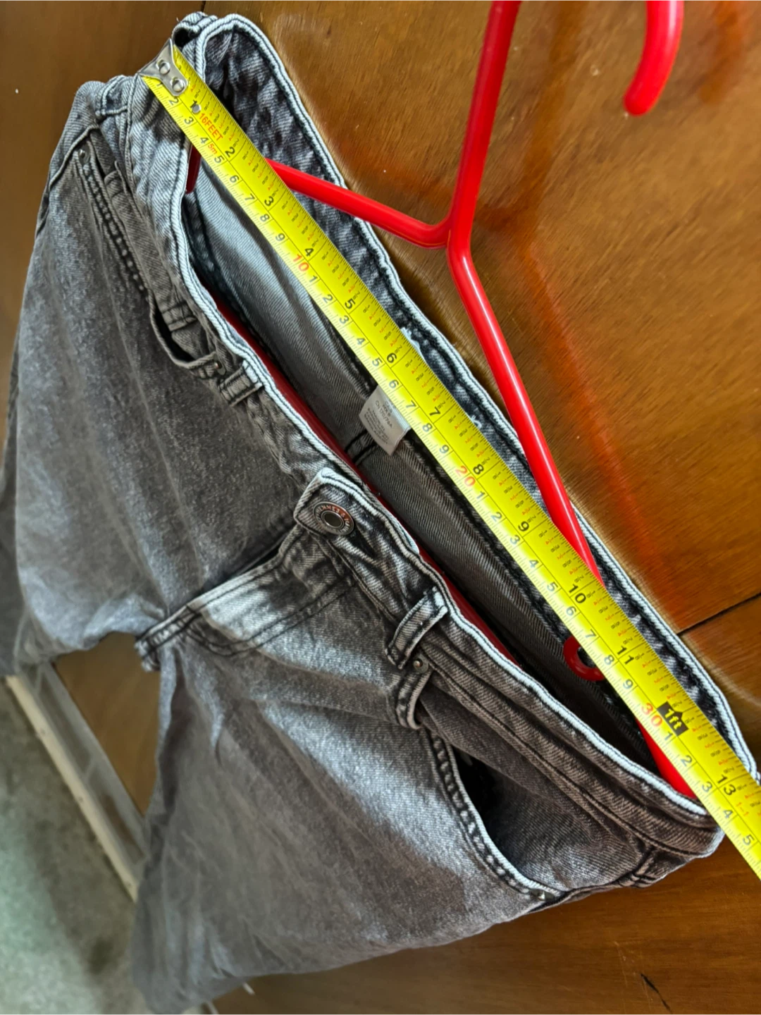H&M Grey Washed Denim Jeans - photo 5