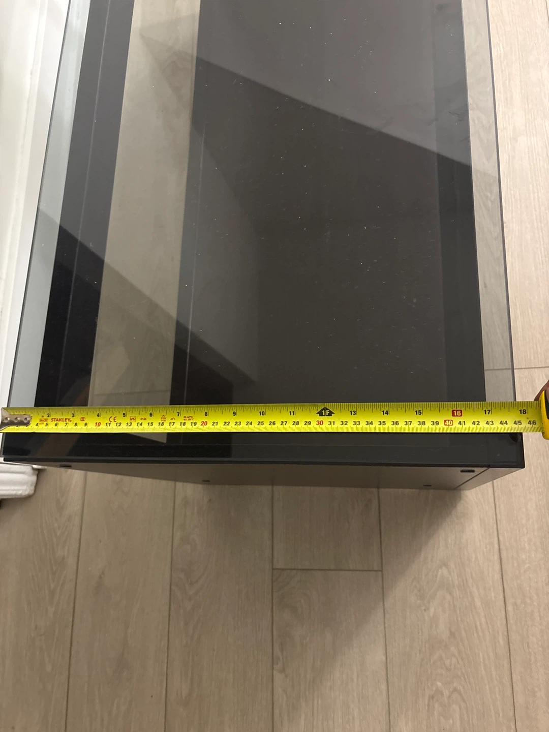 Dark Wood and Glass Console Table/TV Stand/Coffee Table - photo 4