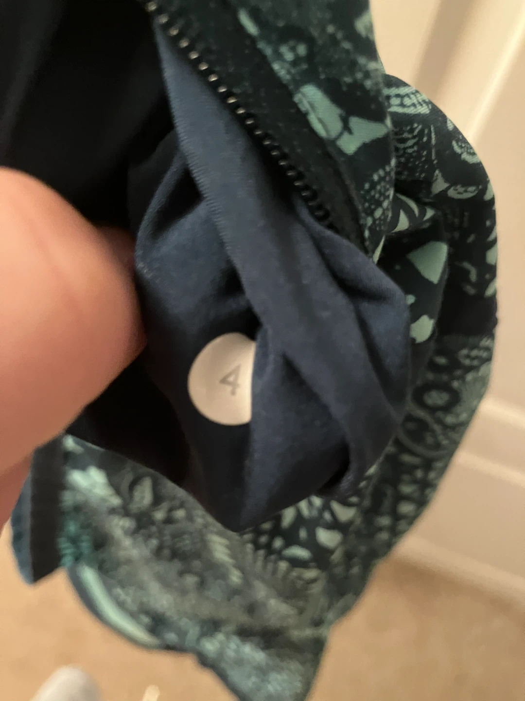Lululemon Teal Floral Print Running Shorts - photo 5