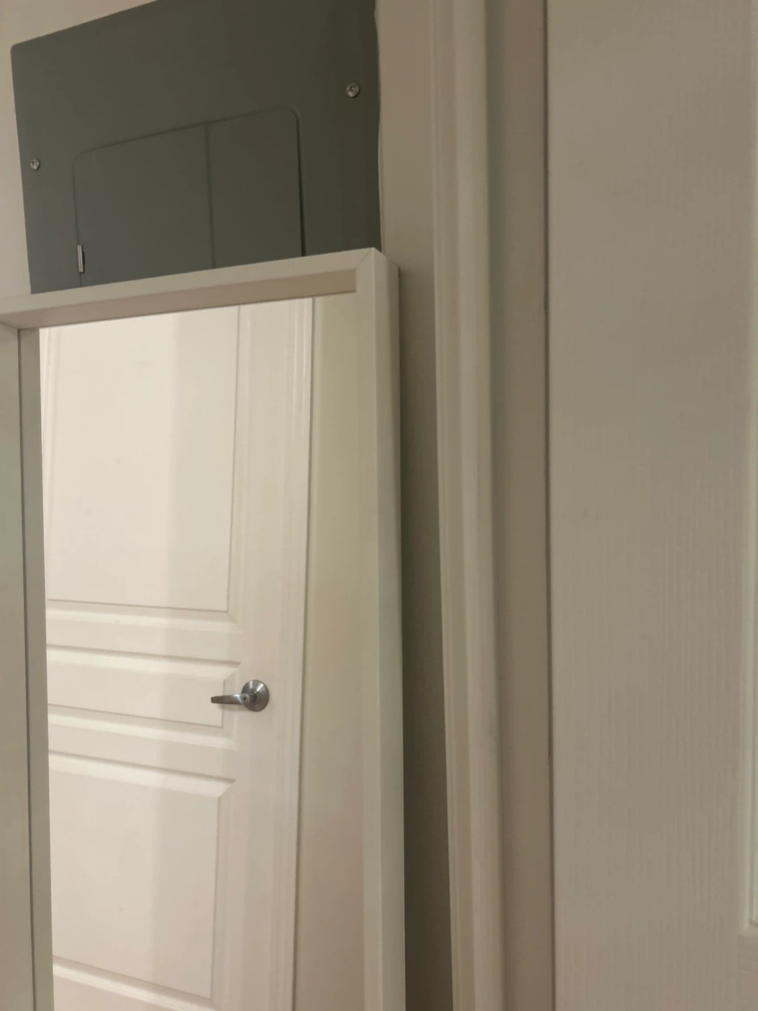 White Framed Full Length Mirror