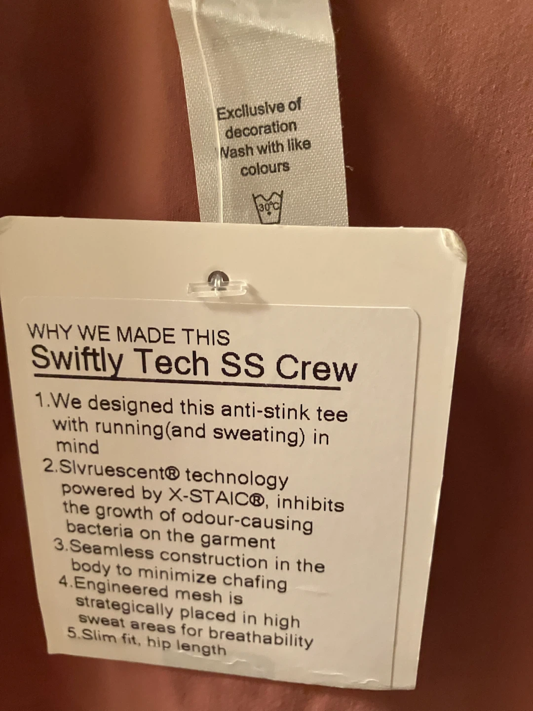 Lululemon Swiftly Tech SS Crew Tank Top Size 2 - photo 3