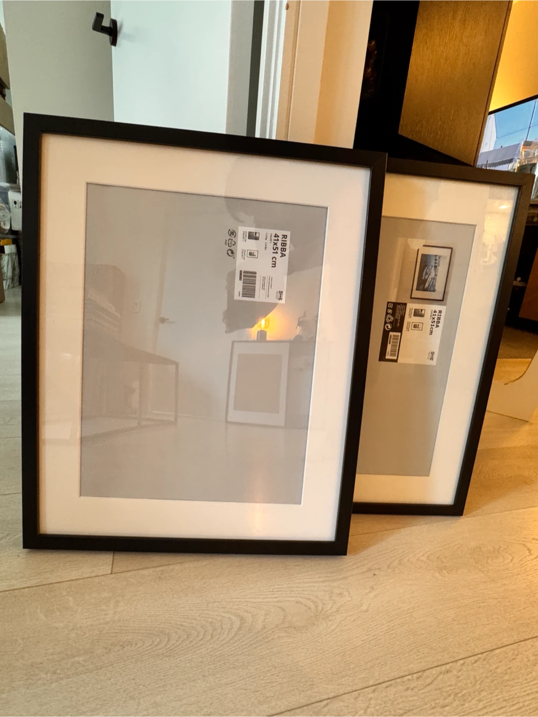 Picture Frame IKEA RIBBA black set of 2 - photo 2