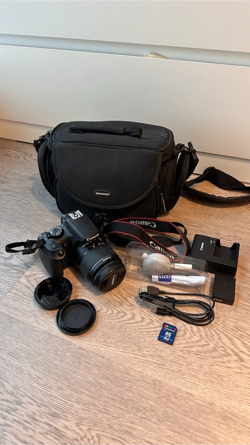 Canon EOS Rebel T6 DSLR Camera with 18-55mm Lens and Bag - photo 2