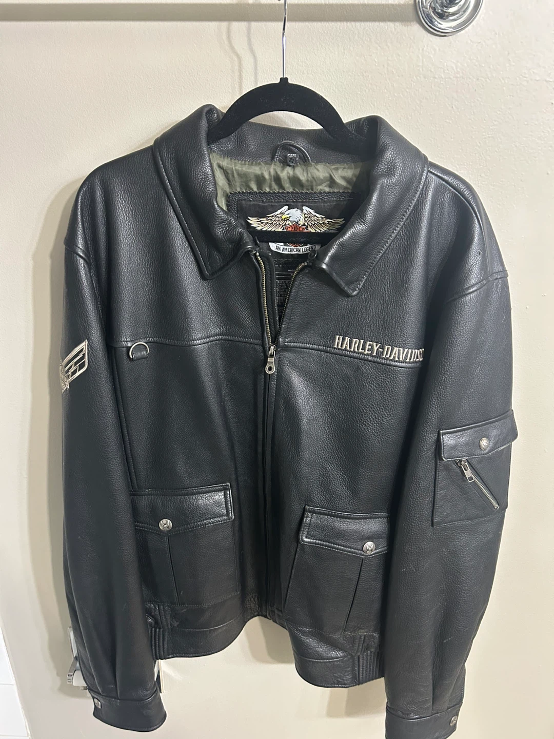 Harley-Davidson Men's Leather Motorcycle Jacket - photo 2