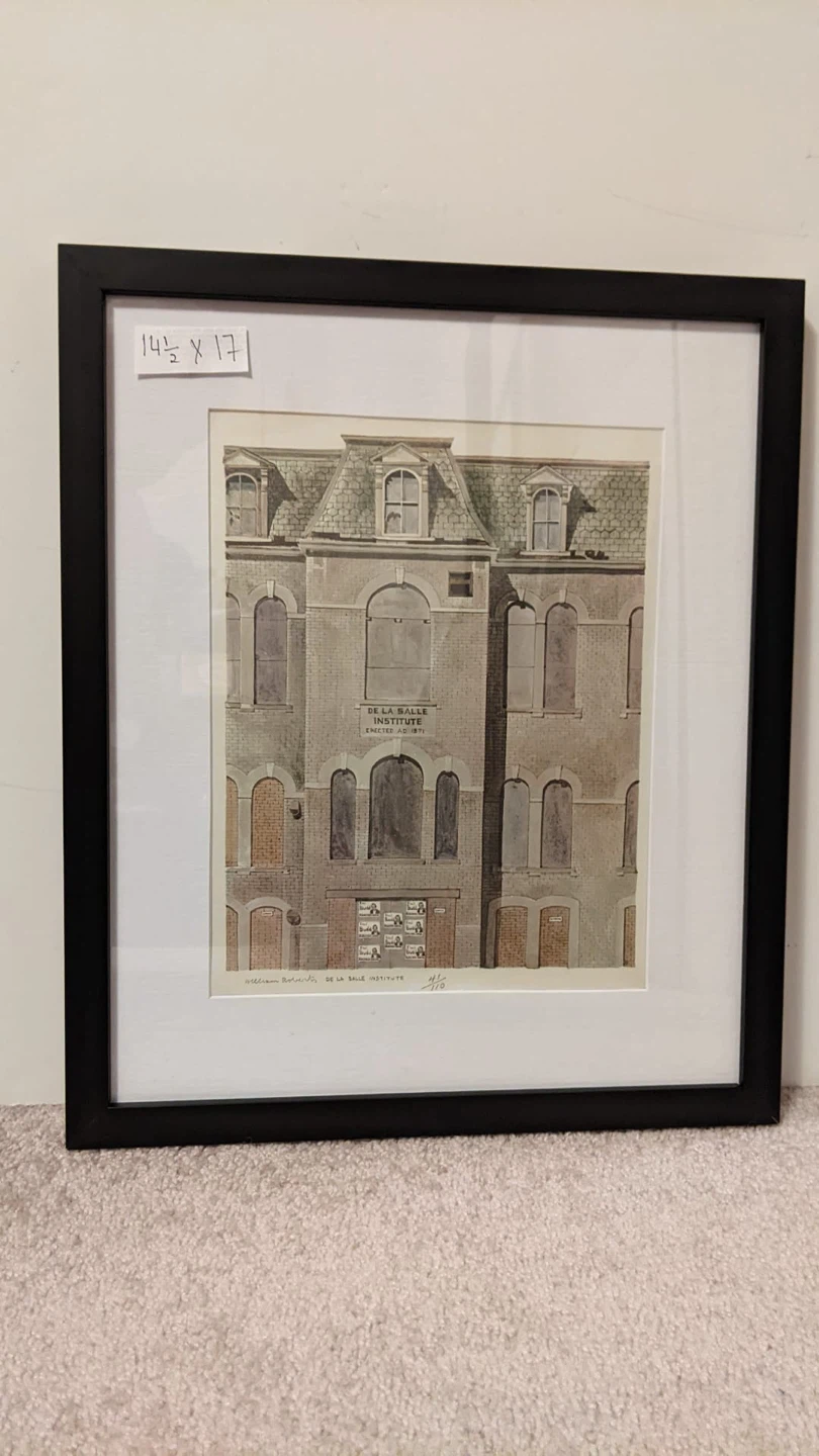 New William Roberts old Toronto set of 3 prints black wood frame - photo 2