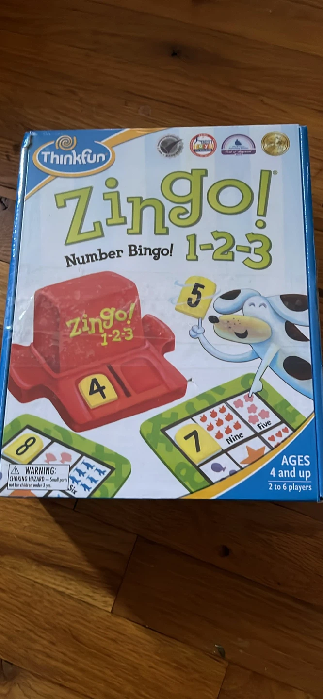 ThinkFun Zingo! 1-2-3 Number Bingo Game