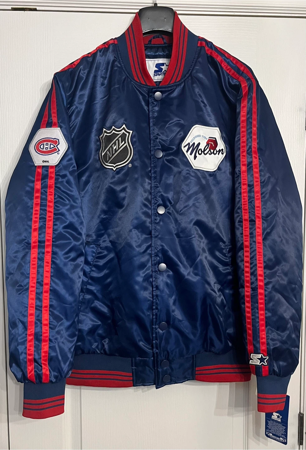 Montreal Canadiens Starter Jacket Men’s Size Large