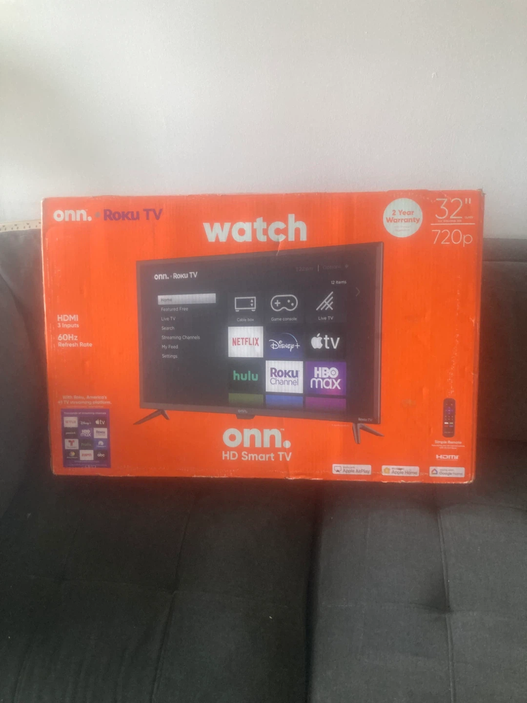 onn. 32" HD Roku Smart TV