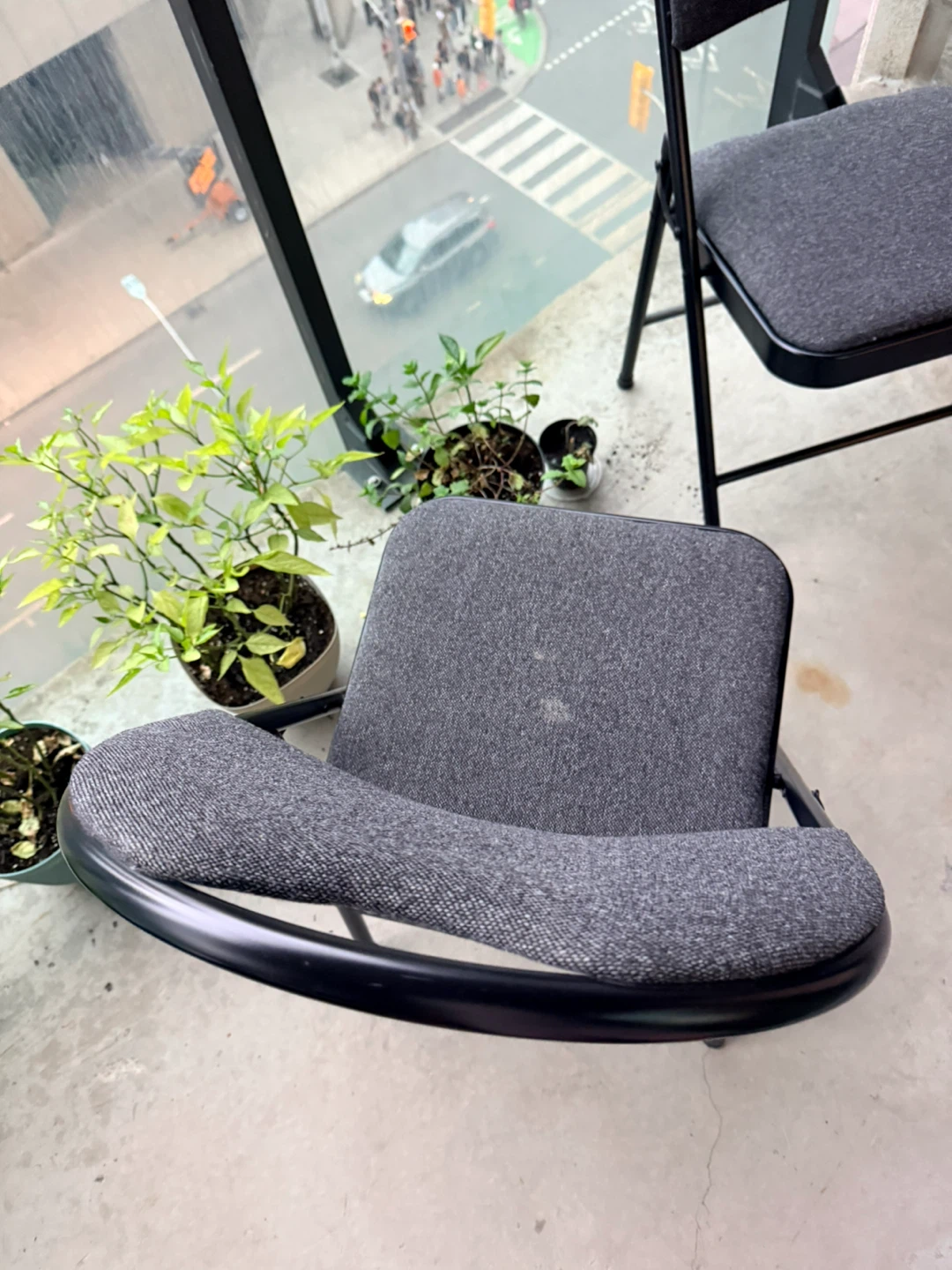 Grey Folding Chair - photo 3