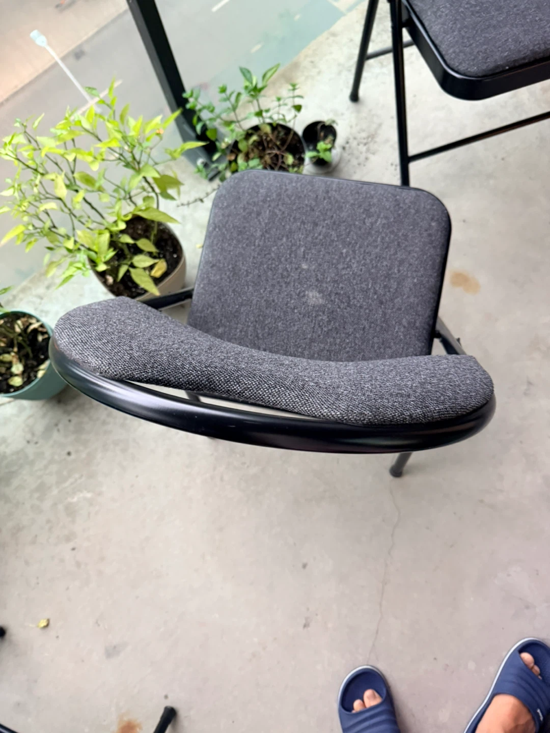 Grey Folding Chair - photo 4