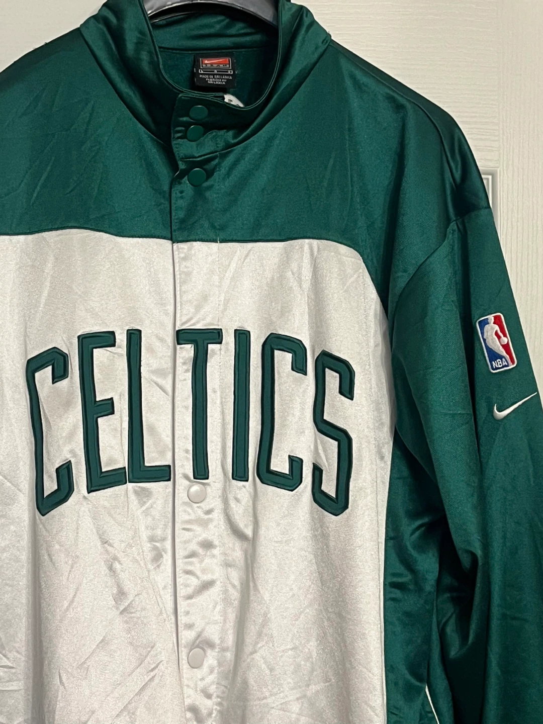 Vintage Nike Boston Celtics NBA Warm Up Jacket Large - photo 2
