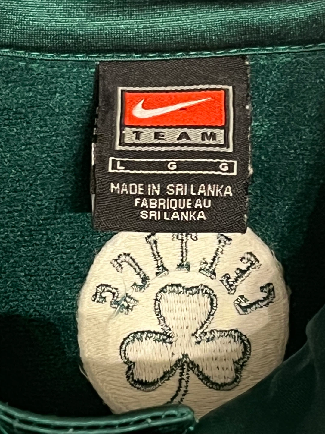 Vintage Nike Boston Celtics NBA Warm Up Jacket Large - photo 3
