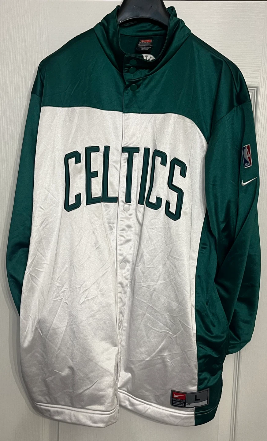 Vintage Nike Boston Celtics NBA Warm Up Jacket Large - photo 5