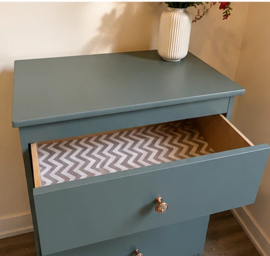 Sage Green 4-Drawer Dresser - photo 3