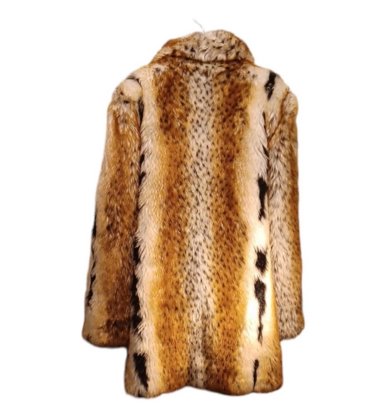 Vintage Regal Faux Fur Coat- Animal Print Lined Jacket - photo 3