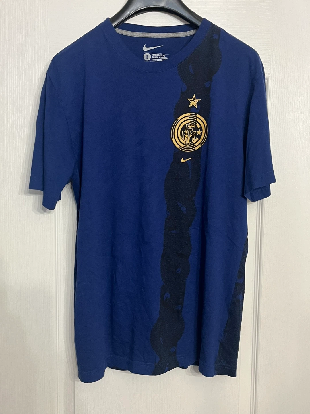 Nike Inter Milano Blue T-Shirt • Men’s Size Large