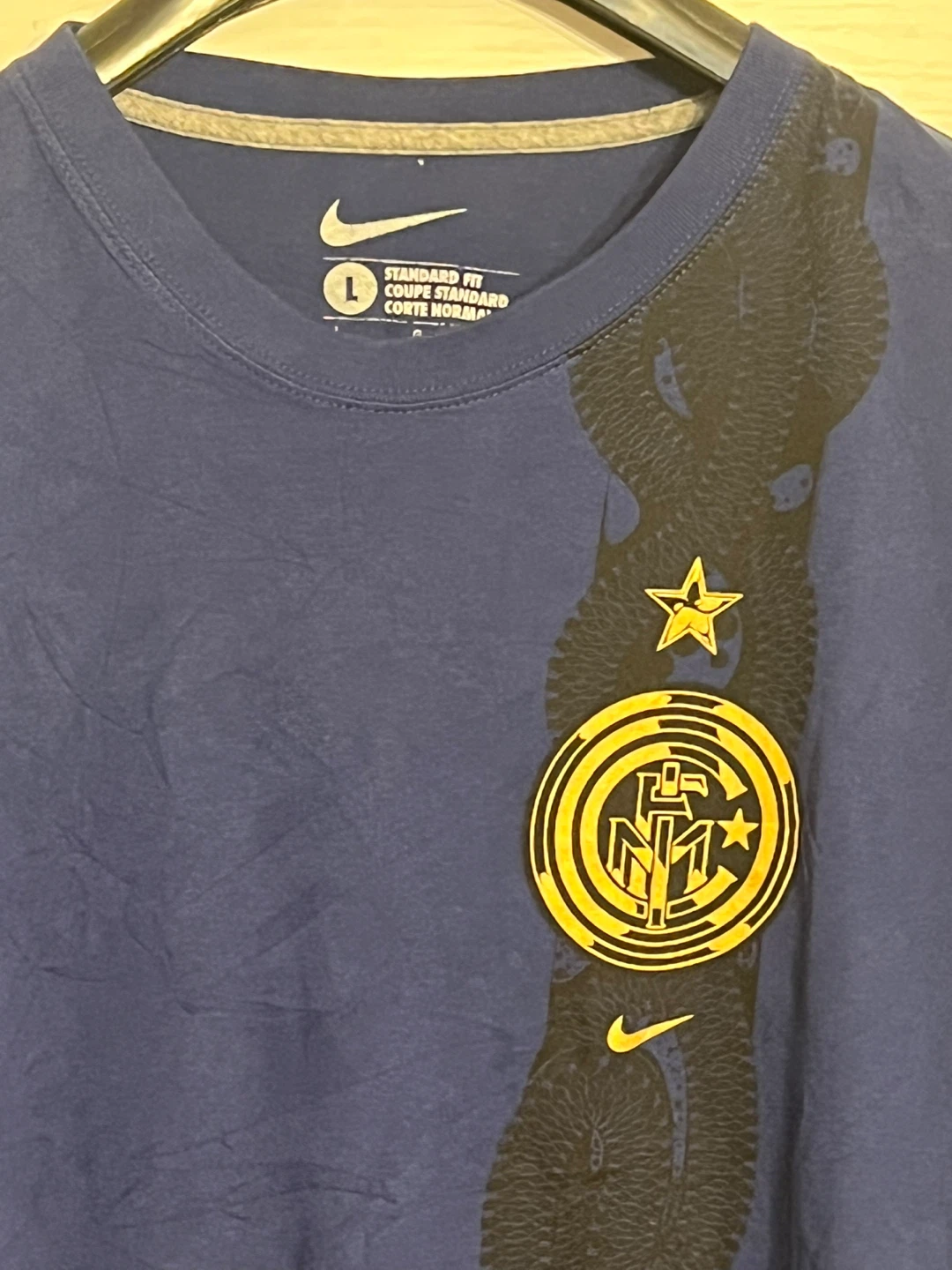 Nike Inter Milano Blue T-Shirt • Men’s Size Large - photo 2
