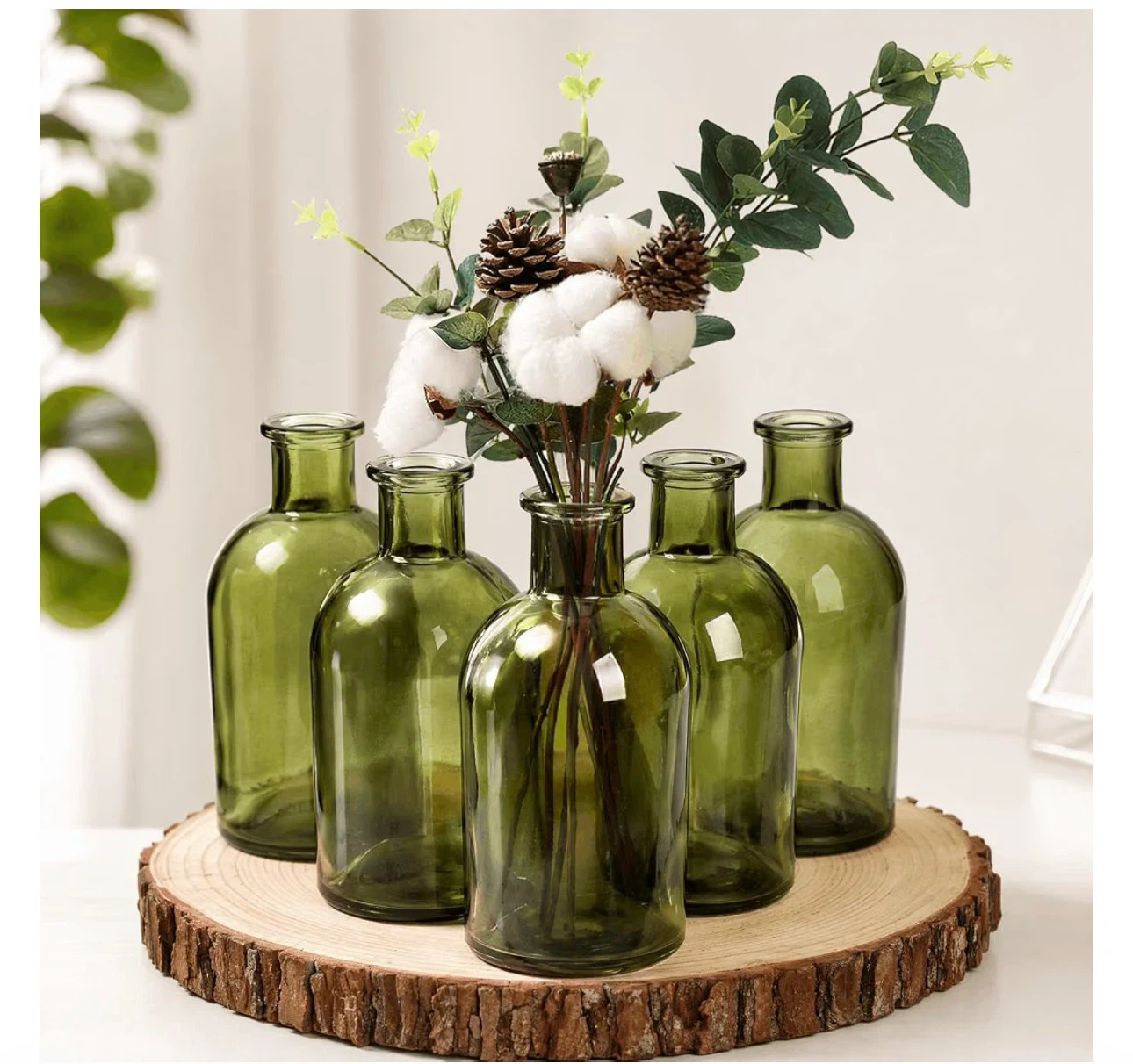 Green 16 Pcs Clear Bud Vases - 8 oz - photo 3