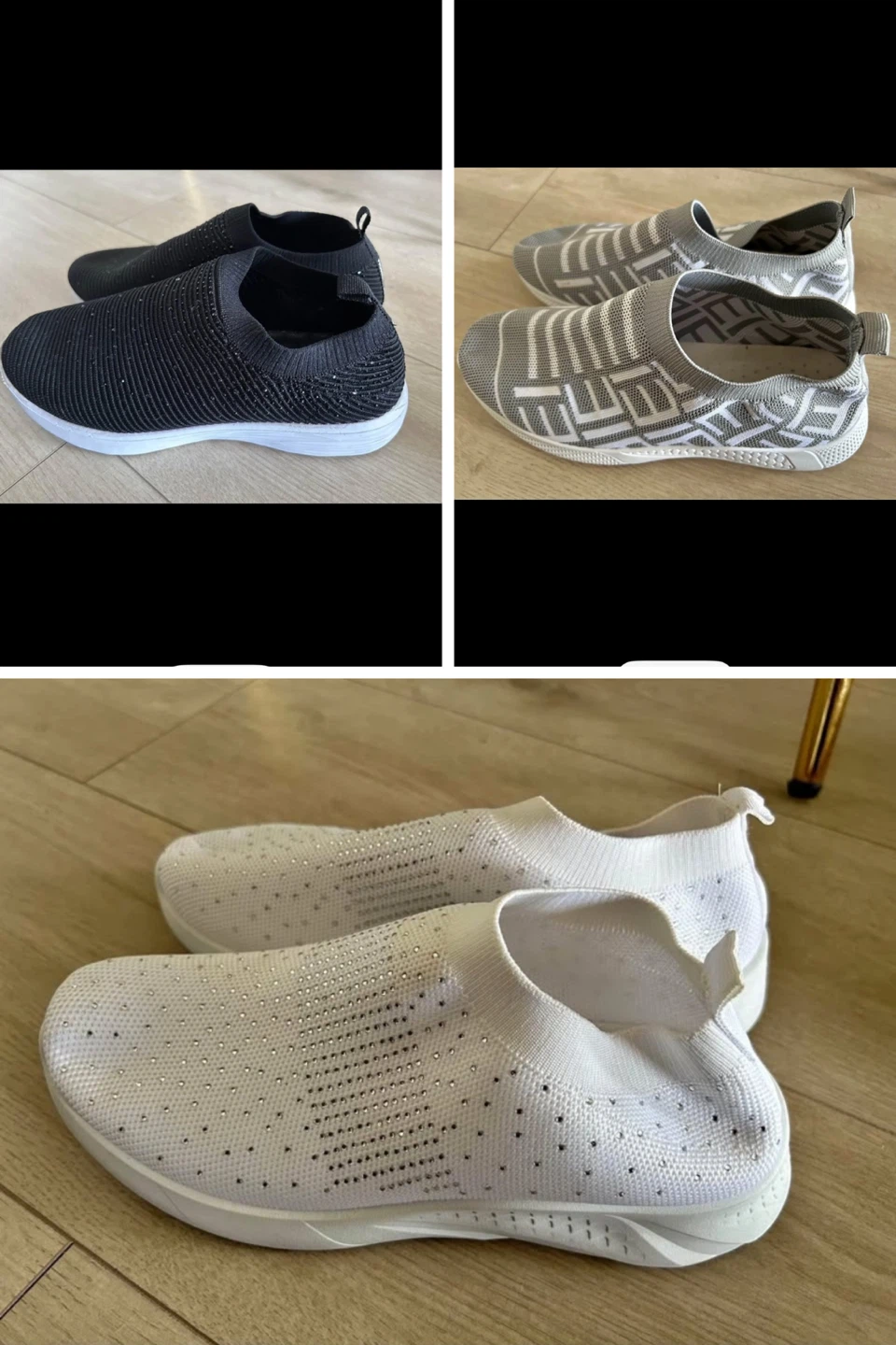 3 Slip on Women’s Shoes - Size 8 (Price for all 3)