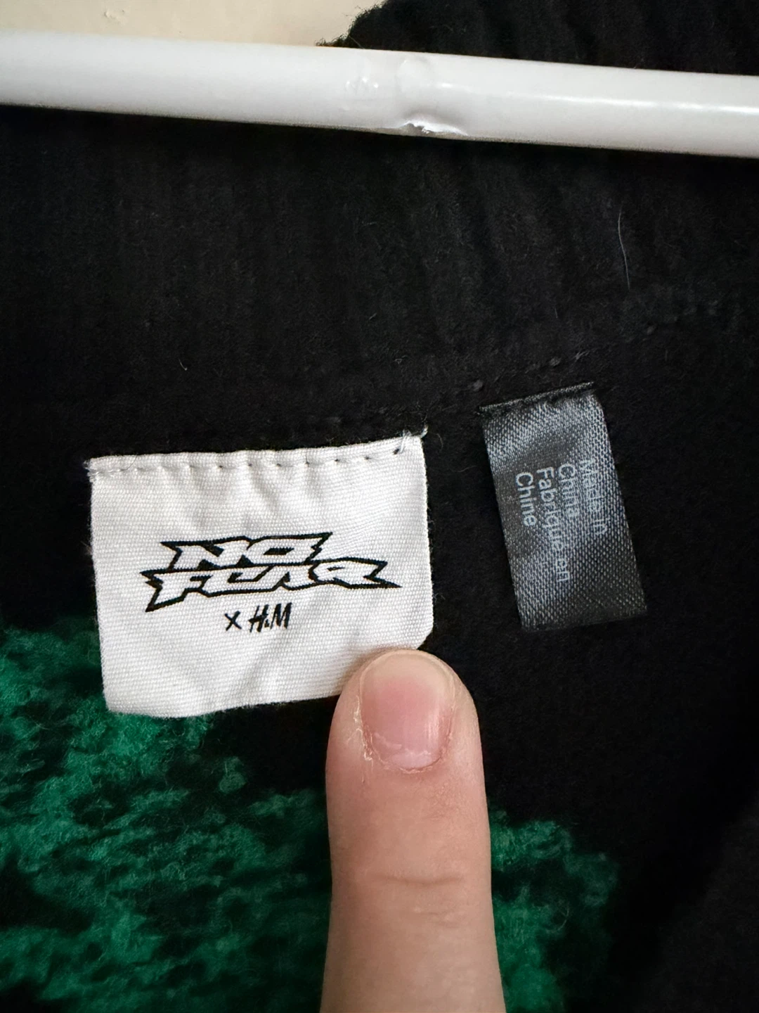 NO FEAR x H&M Knit Vest - Black/Green - photo 2