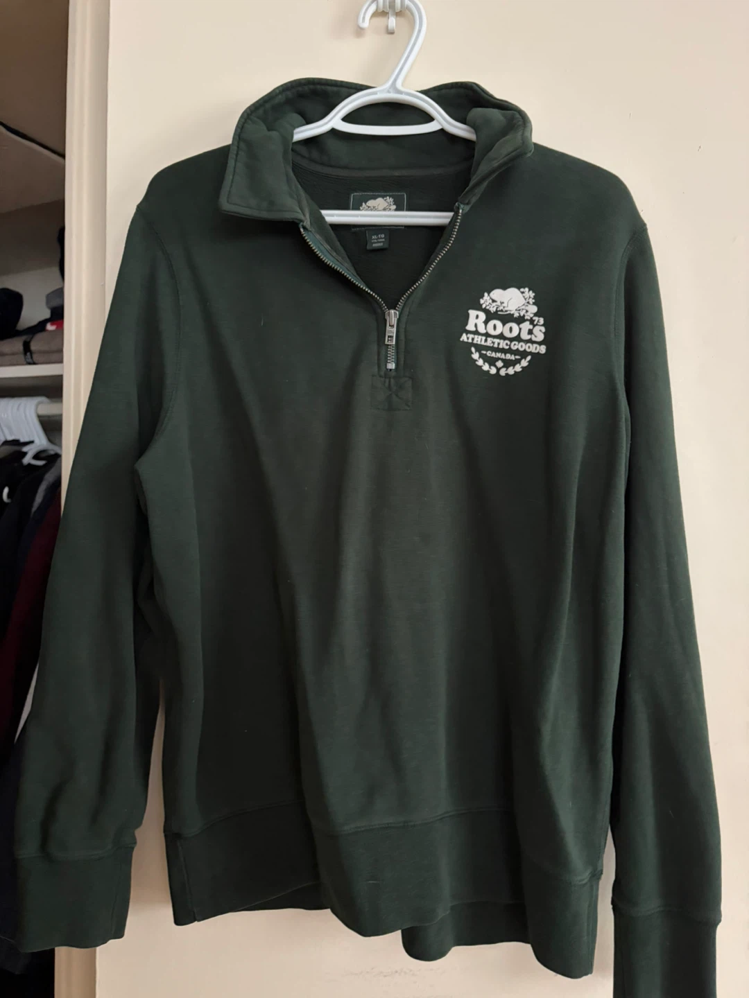 Roots Canada Quarter Zip Sweatshirt XL-TG - photo 3