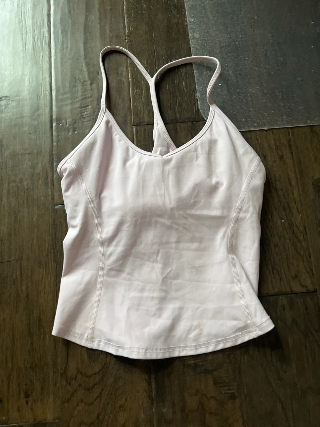 Light Pink Athletic Tank Top