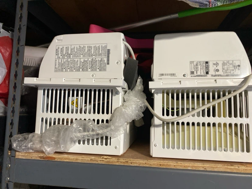 2-LG Window Air Conditioner Unit