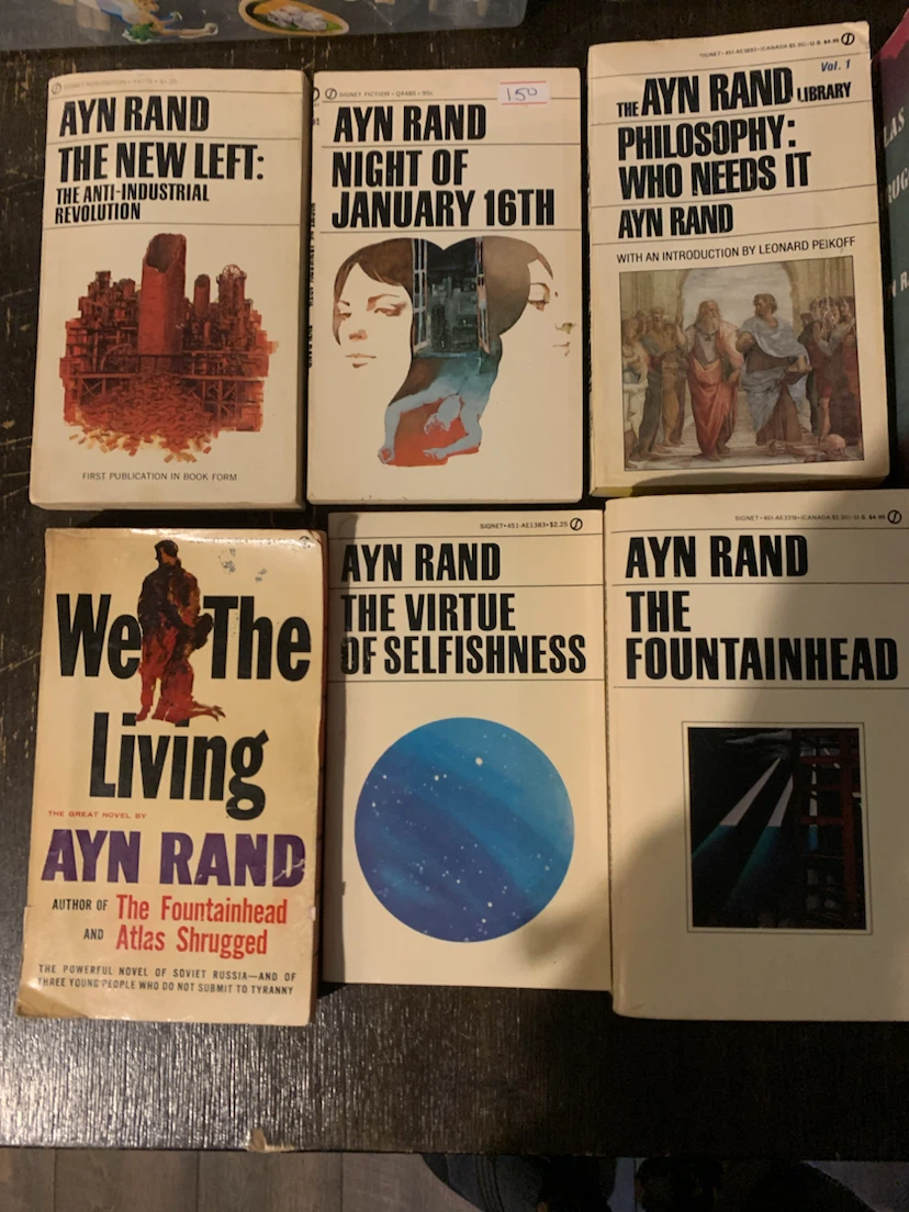 Collection of (10) Ayn Rand Books $7 each!!! - photo 2