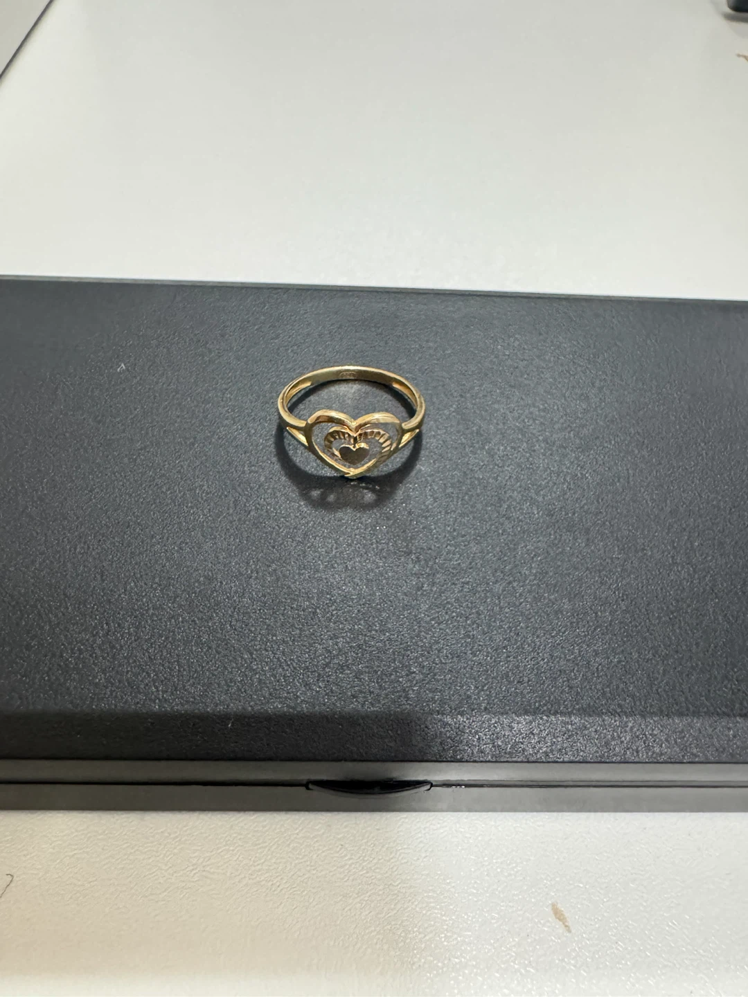 Gold Heart Ring - photo 2