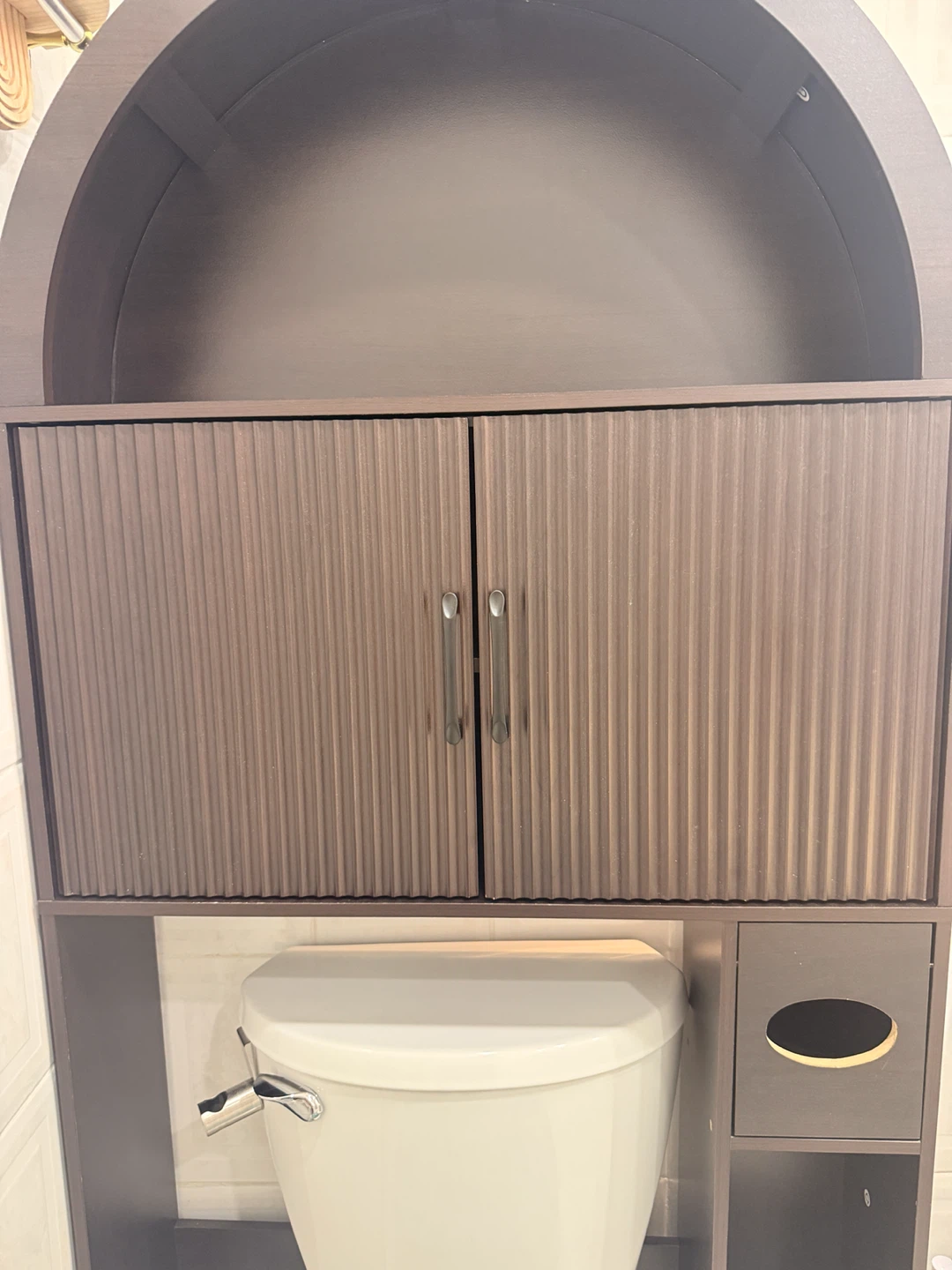 AHB Over-the-Toilet / Laundry Storage Cabinet – Like New - photo 2