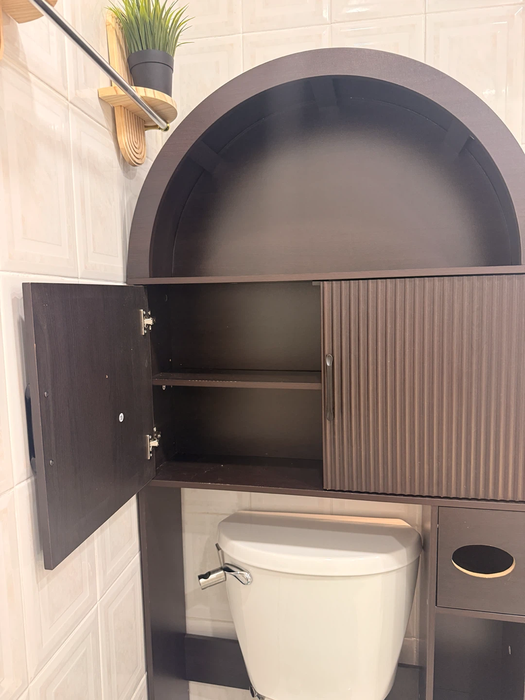 AHB Over-the-Toilet / Laundry Storage Cabinet – Like New - photo 3