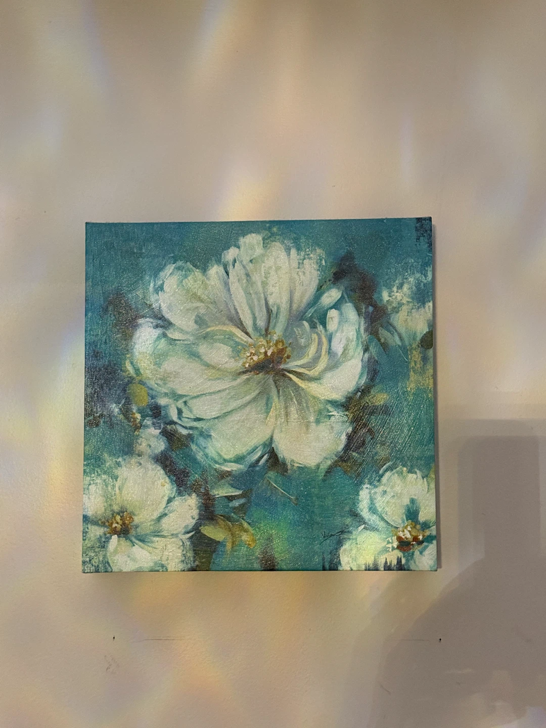 Abstract Floral Canvas Wall Art - 2 - photo 2