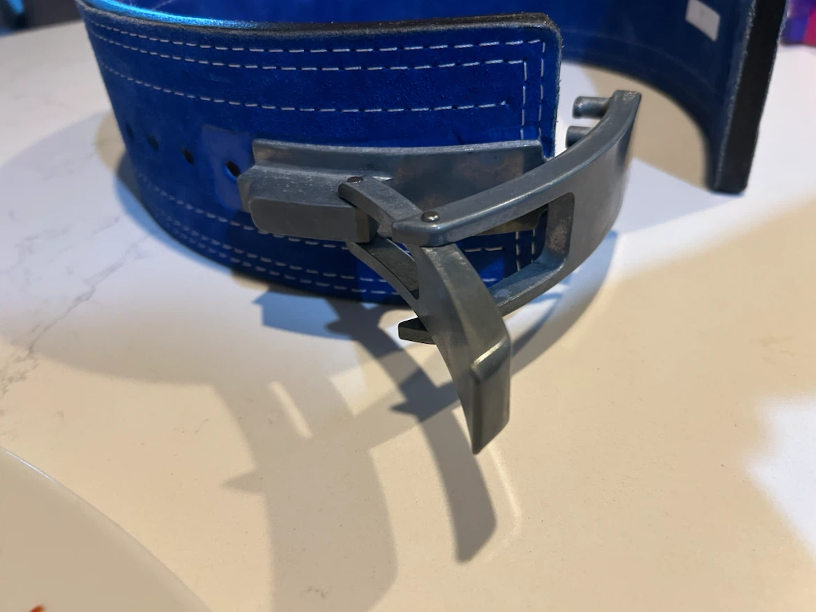 Inner Strength Powerlifting Lever Belt – Royal Blue - photo 2
