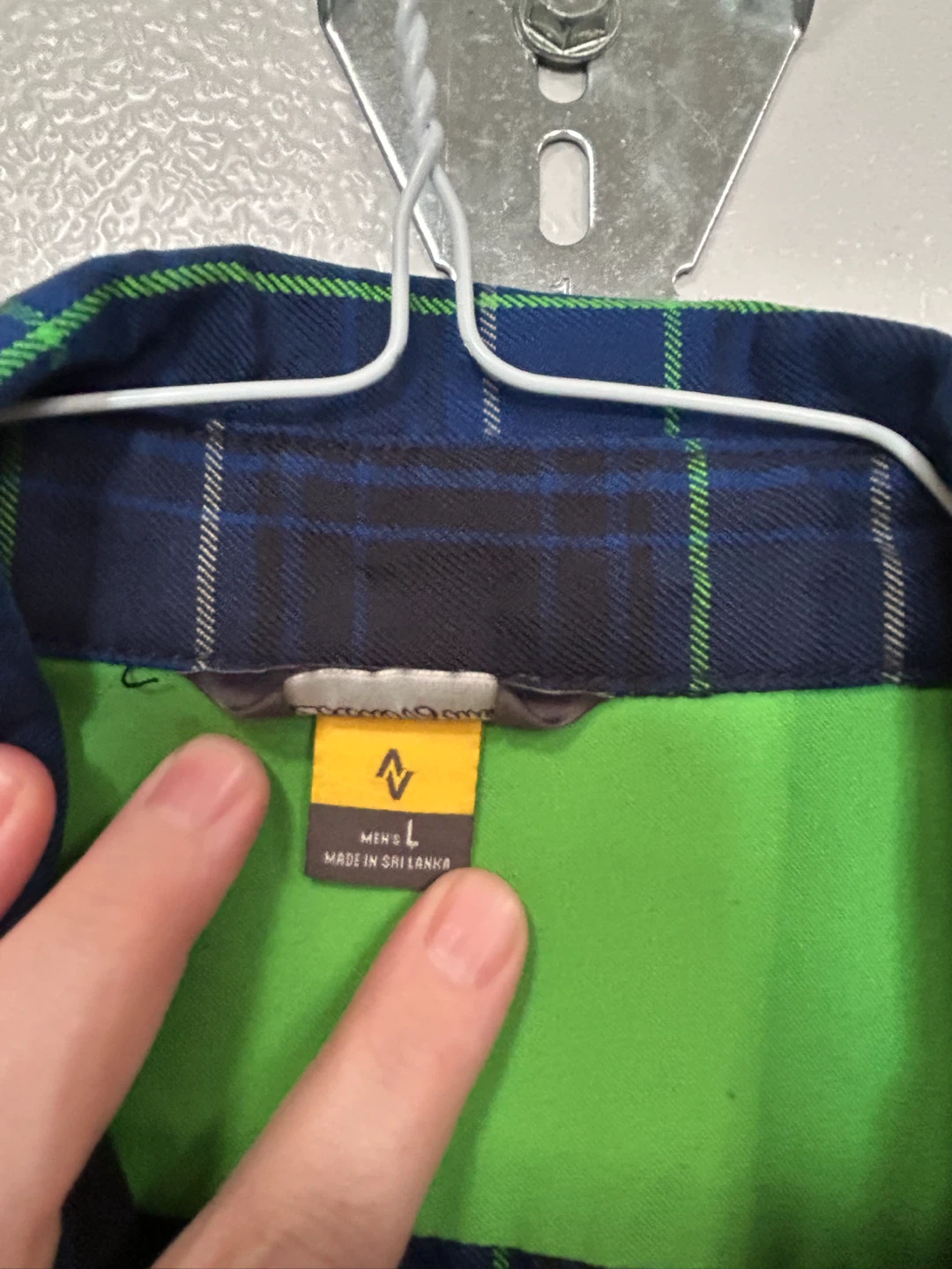 Eddie Bauer Men's Plaid Flannel Shirt - Size L - photo 3