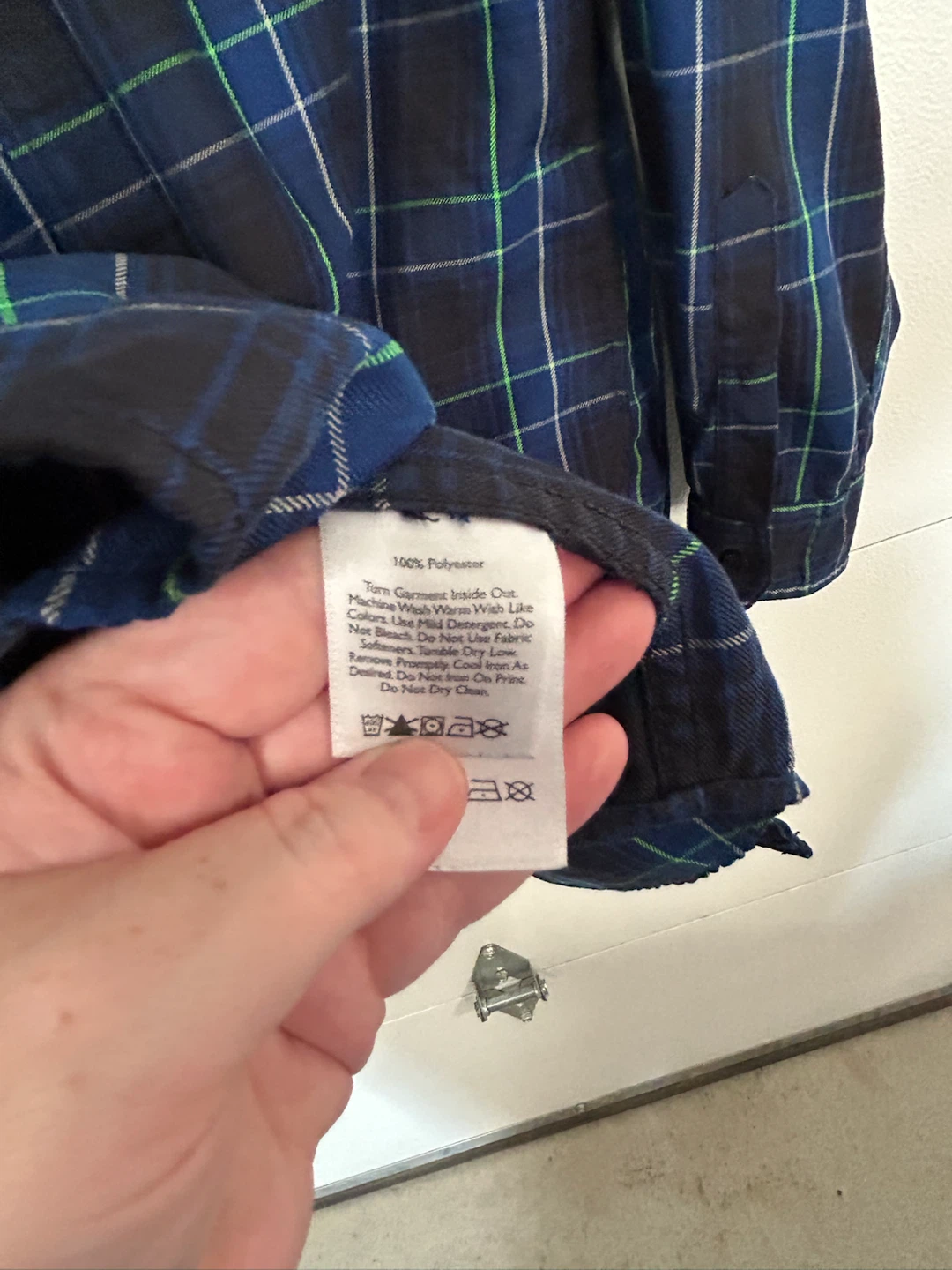 Eddie Bauer Men's Plaid Flannel Shirt - Size L - photo 5