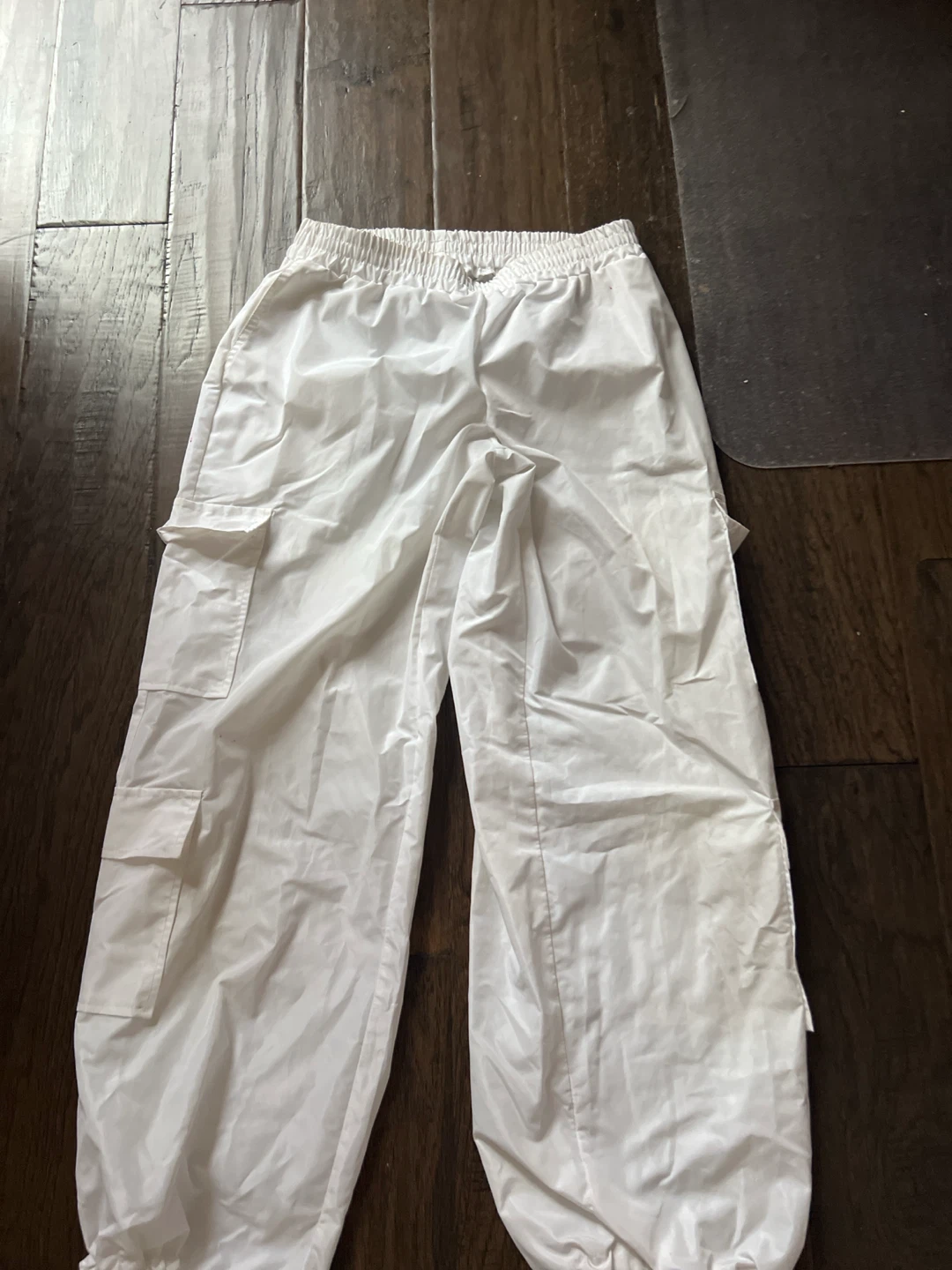 White Cargo Pants
