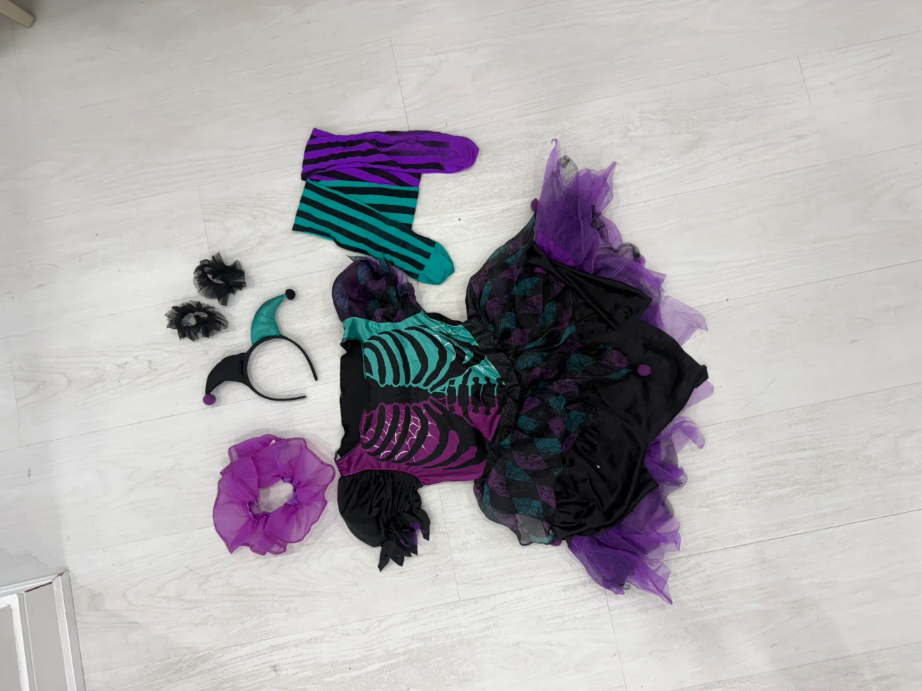 Halloween Skeleton Costume Set - photo 2